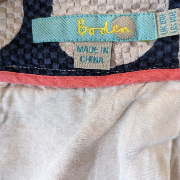 Boden textured polka dot mini skirt - Picture 3 of 4